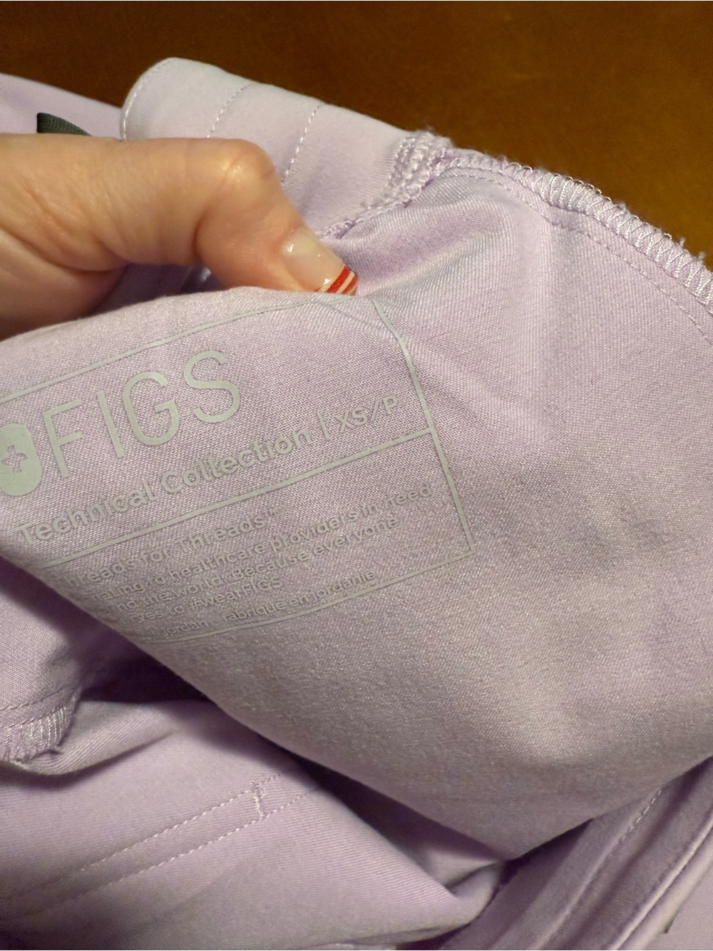Figs Lavender Haze High Waisted Joggers and Catarina Scrub set - Picture 6 of 6